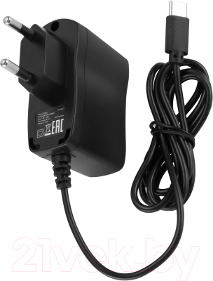 Изображение товара Зарядное устройство сетевое Buro BUWC1 / BUWC10S00CBK (черный)