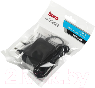 Изображение товара Зарядное устройство сетевое Buro BUWC1 / BUWC10S00CBK (черный)