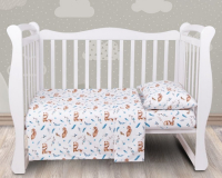 Комплект постельный для малышей Amarobaby Baby Boom Baby Deer / AMARO-3003-Bd - 