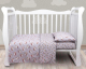 Комплект постельный для малышей Amarobaby Baby Boom Милашка ежик / AMARO-3003-Me - 