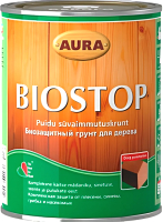 Грунтовка Aura Wood Biostop для древесины (900мл) - 