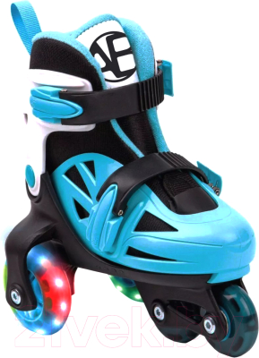 Роликовые коньки Amarobaby Blow / AB23-35BL/092011-25 (р.25-28, черный/синий/серый)