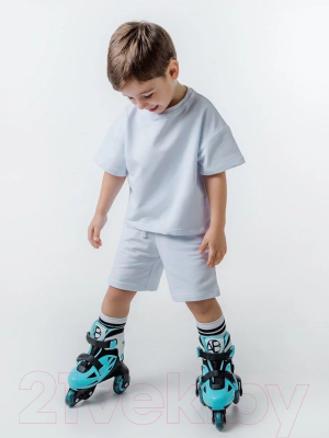 Роликовые коньки Amarobaby Blow / AB23-35BL/092011-25 (р.25-28, черный/синий/серый)