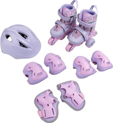 Роликовые коньки Amarobaby Glide / AB23-35TN/2206-29 (р.29-32, фиолетовый/розовый) - 