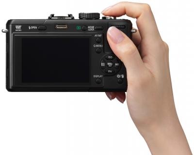 Беззеркальный фотоаппарат Panasonic Lumix DMC-GF1-K - общий вид