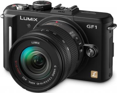 Беззеркальный фотоаппарат Panasonic Lumix DMC-GF1-K - общий вид