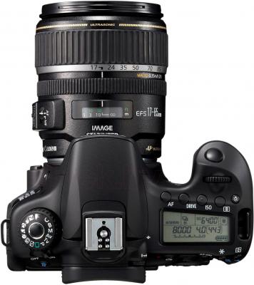 Зеркальный фотоаппарат Canon EOS 60D Body + 17-85mm IS - вид сверху