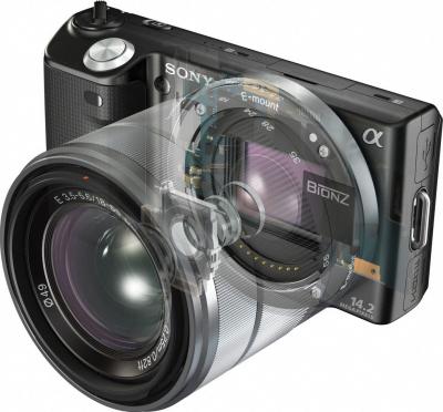 Беззеркальный фотоаппарат Sony Alpha NEX-5D - общий вид