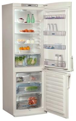 Холодильник с морозильником Whirlpool WBR 3712 W - внутренний вид