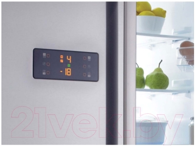 Холодильник с морозильником Beko GNE114610FX
