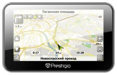 GPS навигатор Prestigio GeoVision 5500BTFMHD - спереди