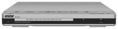 DVD-плеер BBK DV138SI Silver - общий вид