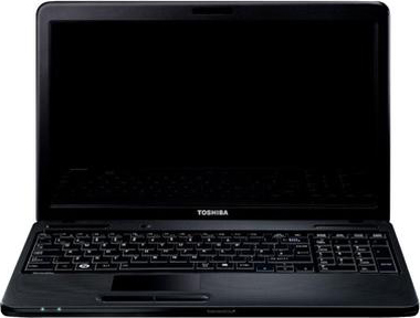 Ноутбук Toshiba Satellite C660-168 - фронтальный вид 