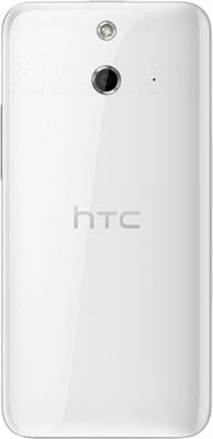 Смартфон HTC One Dual / E8 (белый) - вид сзади