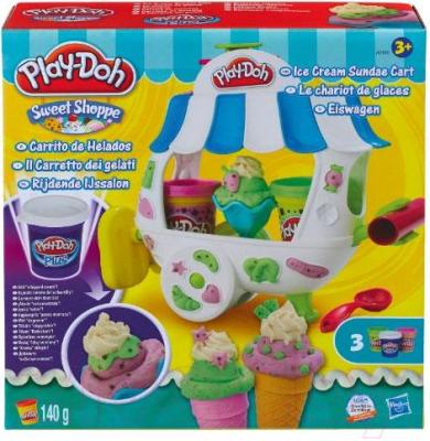 Набор для лепки Hasbro Play-Doh Вагончик мороженого (A2106) - упаковка