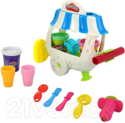 Набор для лепки Hasbro Play-Doh Вагончик мороженого (A2106) - общий вид