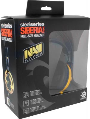 Наушники-гарнитура SteelSeries Siberia v2 Navi Edition (51111) - в упаковке