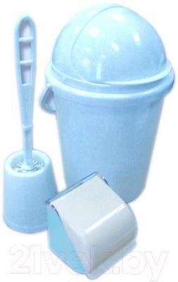 Набор для туалета Белпласт с218-2830 (голубой) - общий вид