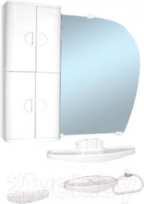 Комплект мебели для ванной Белпласт с346-2830 (белый) - общий вид