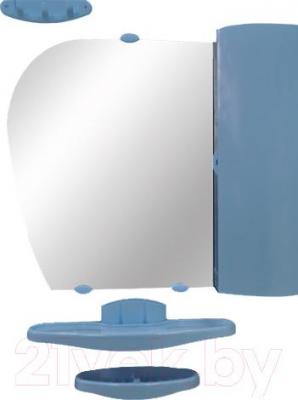 Комплект мебели для ванной Белпласт с419-2830 (голубой) - общий вид