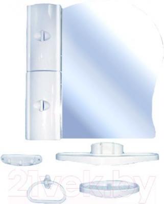 Комплект мебели для ванной Белпласт с341-2830 (голубой) - общий вид