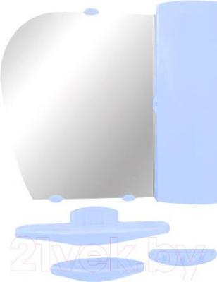 Комплект мебели для ванной Белпласт С417-2830 (голубой) - общий вид
