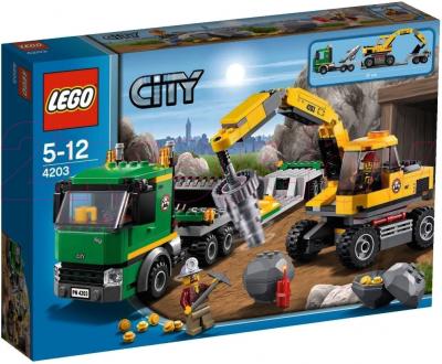 Конструктор Lego City Экскаватор (4203) - упаковка