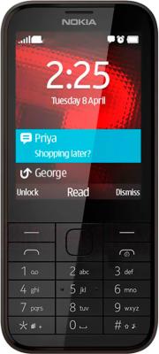 Мобильный телефон Nokia 225 (черный) - общий вид