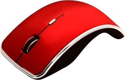 Мышь Ritmix RMW-240 Arc (красный) - вид сбоку