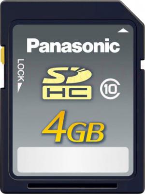 Карта памяти Panasonic SDHC (Class 10) 4GB (RP-SDRB04GAK) - общий вид