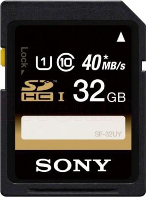 Карта памяти Sony Experience SDHC UHS-I (Class 10) 32GB (SF32UYT) - общий вид