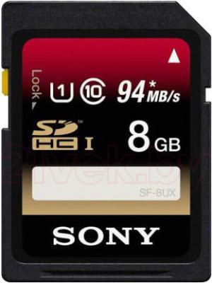 Карта памяти Sony Expert SDHC UHS-I (Class 10) 8GB (SF8UXT) - общий вид