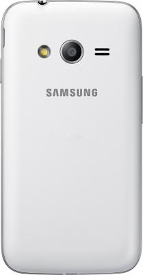Смартфон Samsung Galaxy Ace 4 Duos / G313HU/DS (белый) - вид сзади