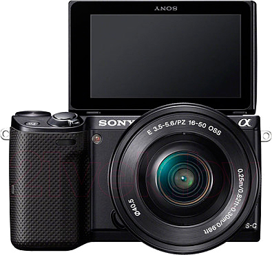Беззеркальный фотоаппарат Sony Alpha NEX-5TL - поворотный экран