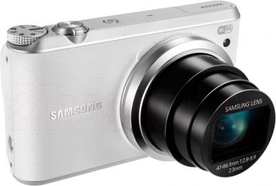 Компактный фотоаппарат Samsung WB350F (Black-Silver) - общий вид