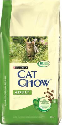 Сухой корм для кошек Cat Chow Adult With Rabbit & Liver полнорационный (15кг) - общий вид