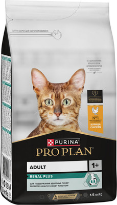 Сухой корм для кошек Pro Plan Adult с курицей