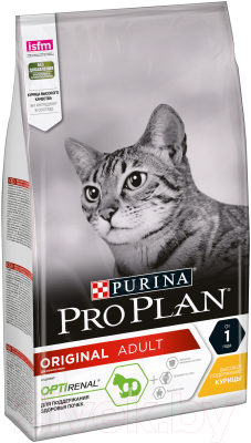 Сухой корм для кошек Pro Plan Adult с курицей (1.5кг)
