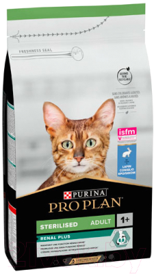 Сухой корм для кошек Pro Plan Sterilised с кроликом (1.5кг)