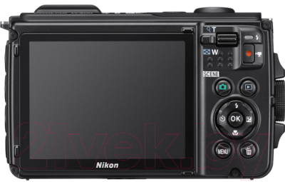 Компактный фотоаппарат Nikon Coolpix W300 (черный)