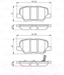 

Тормозные колодки Bosch, 0986495358