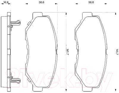 

Тормозные колодки Bosch, 0986424809