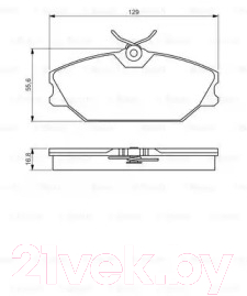 

Тормозные колодки Bosch, 0986495262