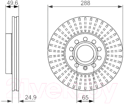 Тормозной диск Bosch 0986479939