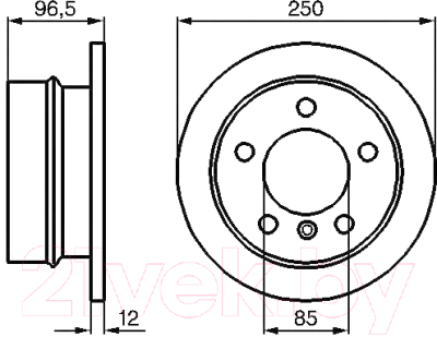 

Тормозной диск Bosch, 0986478863