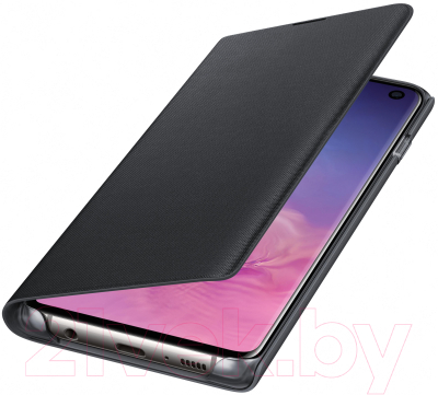 Чехол-книжка Samsung LED View Cover S10 / EF-NG973PBEGRU (черный)