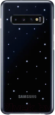 Чехол-книжка Samsung LED Cover S10+ / EF-KG975CBEGRU (черный)