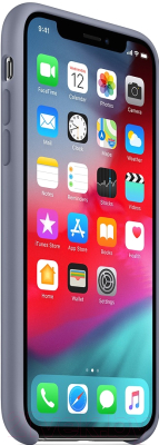 Чехол-накладка Apple Silicone Case для iPhone XS Lavender Gray / MTFC2