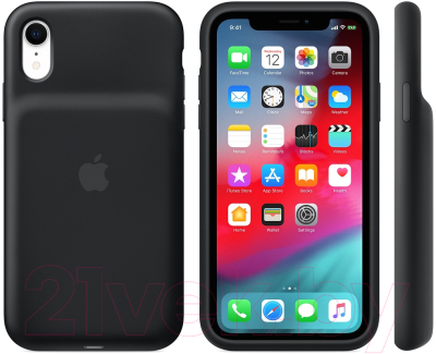 Чехол-зарядка Apple Smart Battery Case для iPhone XR Black / MU7M2