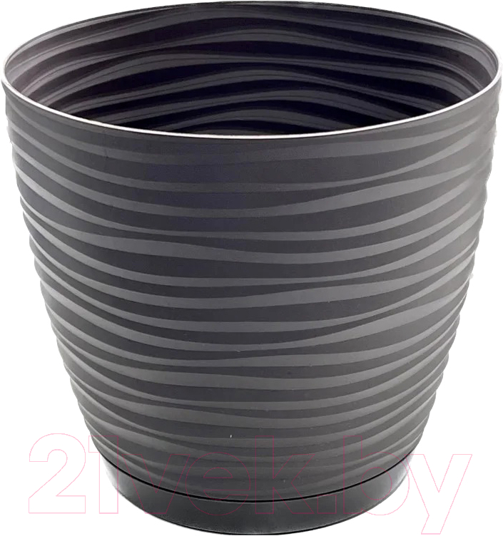 Кашпо Formplastic Sahara Petit / FP-3041-015 (черный)